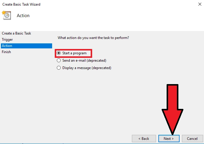 Autostart WireGuard Windows select program
