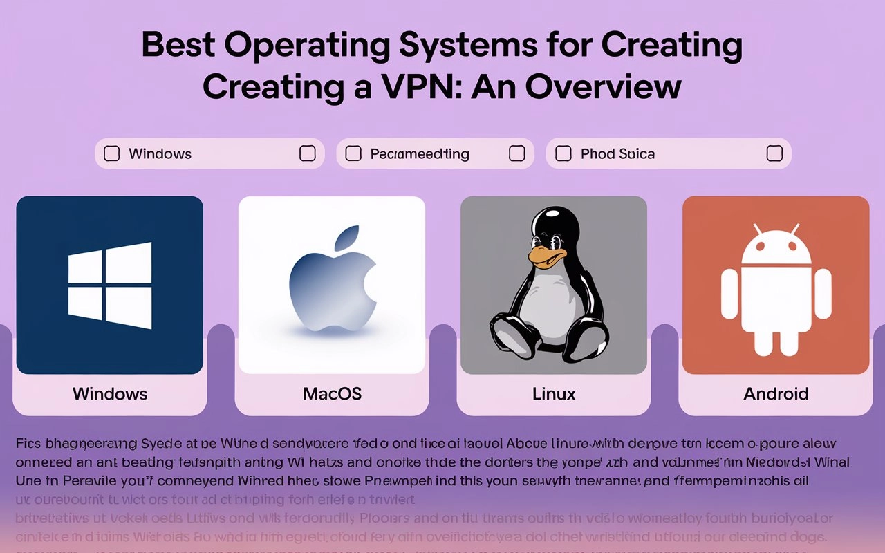 Best Operating Systems for Creating a VPN: An Overview Best Operating Systems for Creating a VPN: An Overview