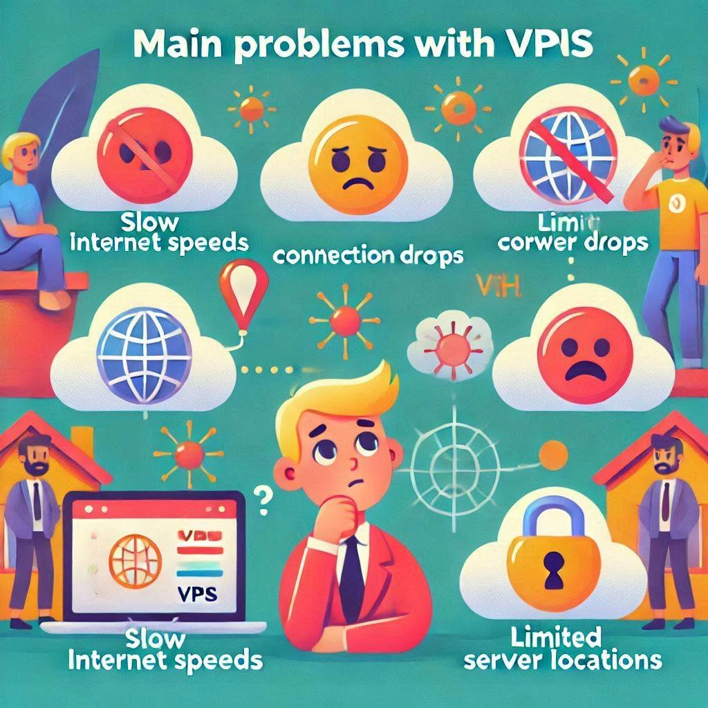 المشاكل الرئيسية في خدمات VPN وحلولها