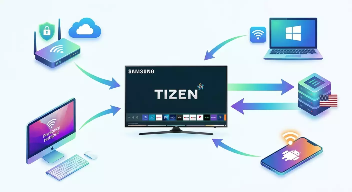 How to Set Up a VPN on Samsung Smart TV Tizen for Netflix US Access: Step-by-Step Guide