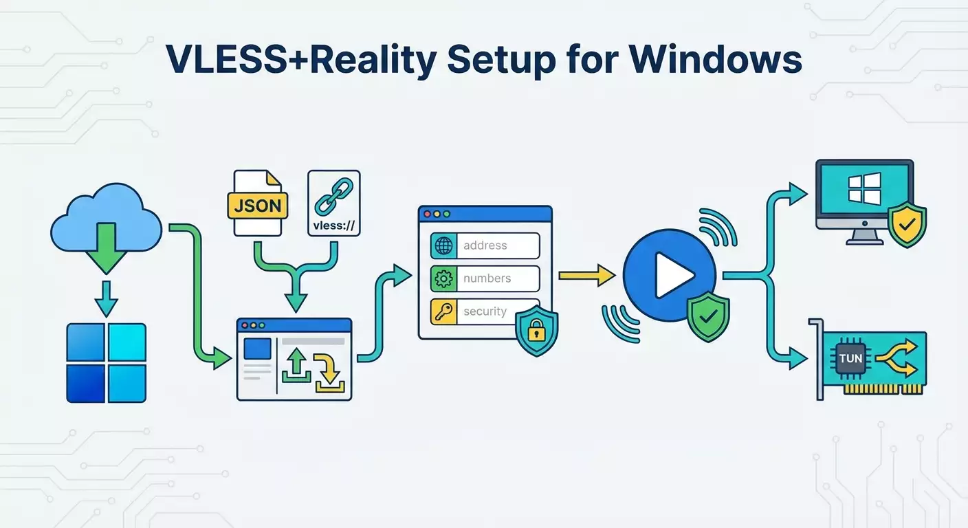 Setting Up VLESS+Reality for Windows