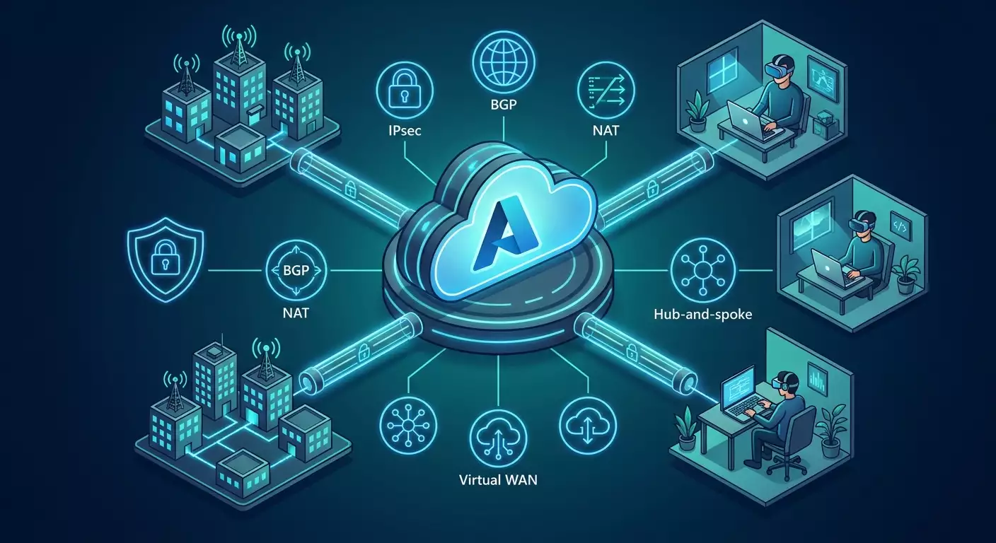 Azure VPN Gateway en 2026 : guide complet Site-to-Site et Point-to-Site pour la Russie